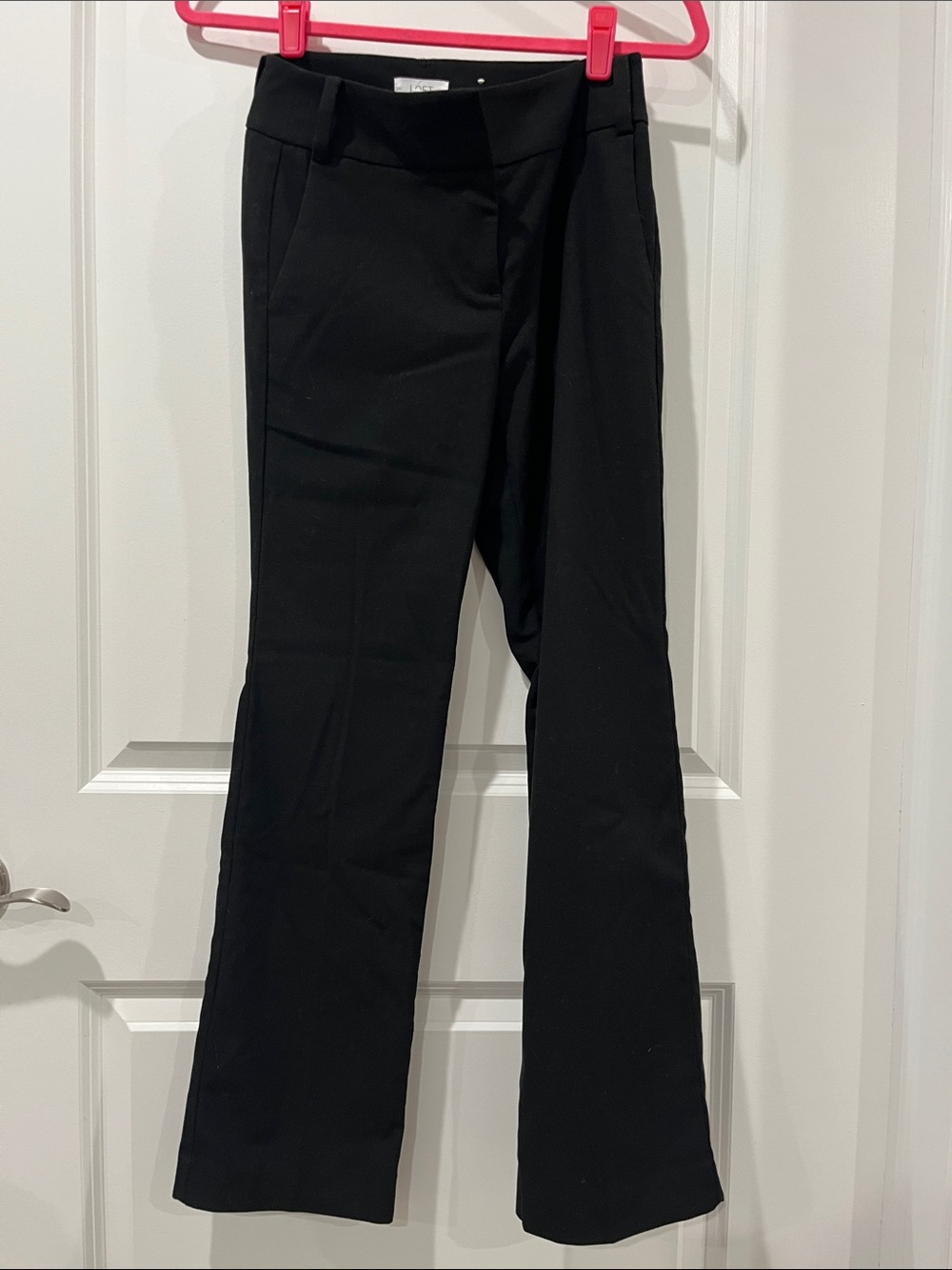 LOFT Black Boot-Cut Dress Pants